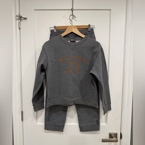 Roots Gray and Orange Athletic Set